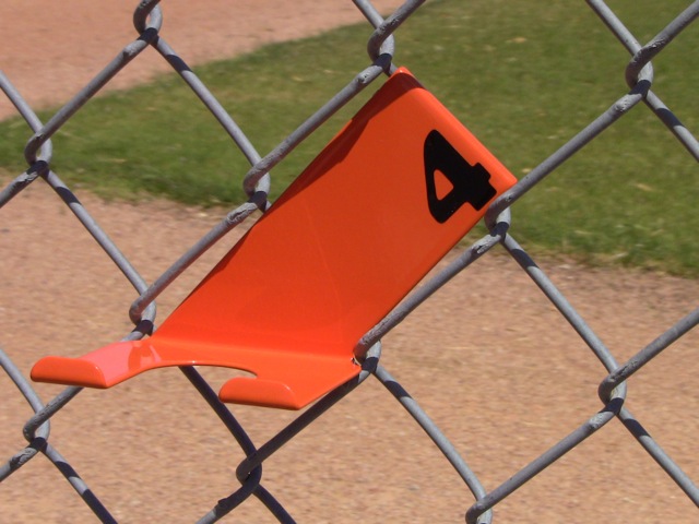 Orange Bat Hanger Holder